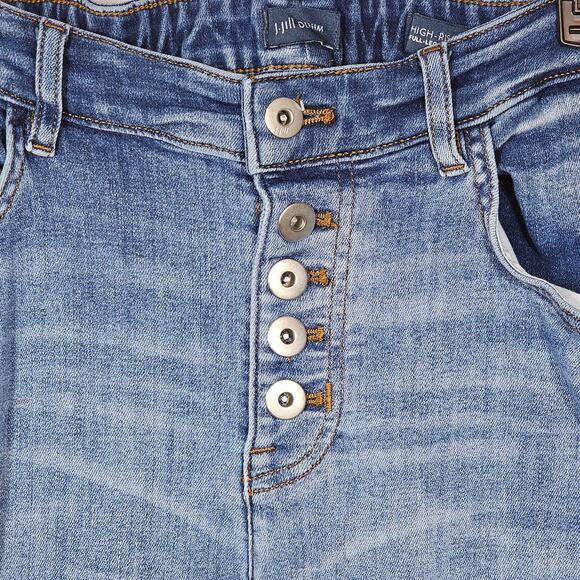 J. Jill Denim High-Rise Full-Leg Crops Button Fly Women's Size 16 - Picture 2 of 13